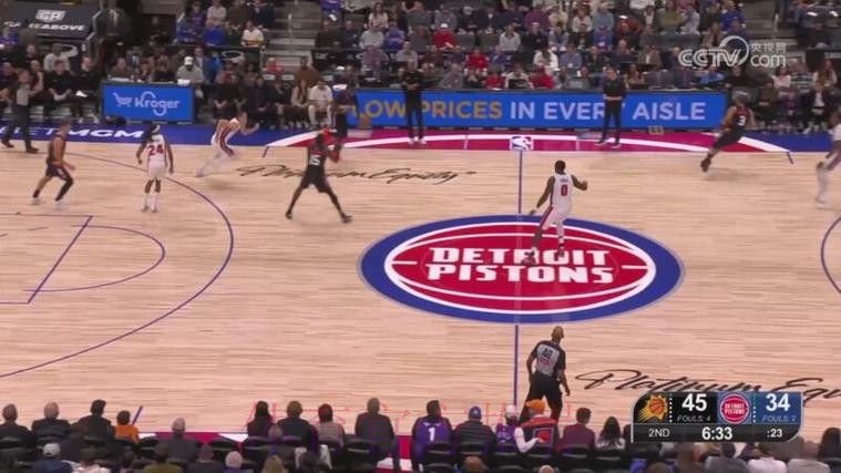 六人得分上双 活塞险胜太阳